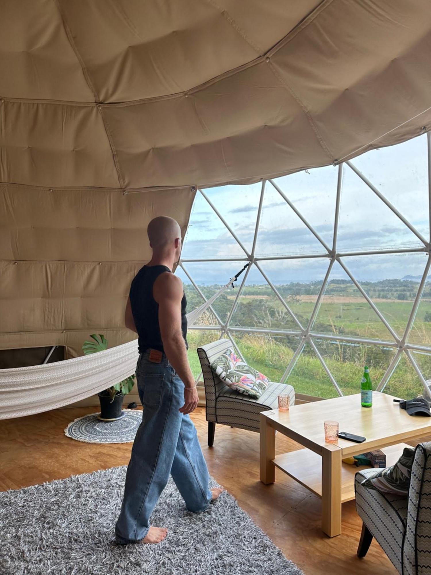 1 Waipu Off-Grid Eco Seaview Geodesic Glamping Dome Hotel ภายนอก รูปภาพ