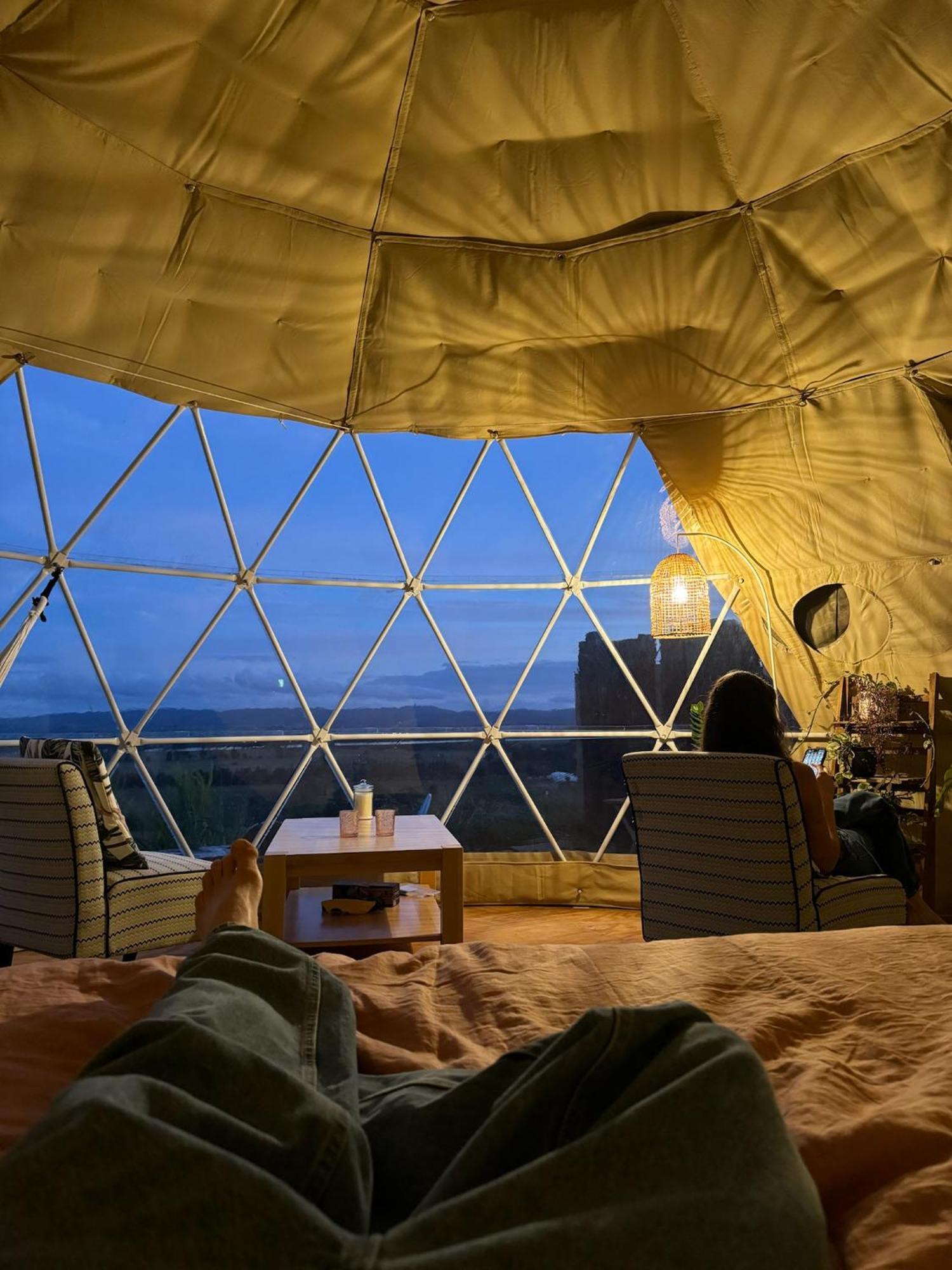 1 Waipu Off-Grid Eco Seaview Geodesic Glamping Dome Hotel ภายนอก รูปภาพ